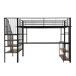 Cama alta para niños Cama alta para niños Negro
