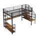 Cama alta para niños Cama alta para niños Negro