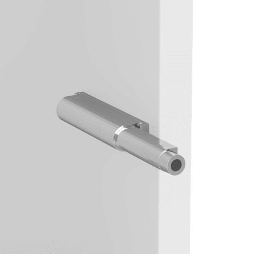 Vitrine multifuncional 40x29x170 cm - Luz LED RGB, painel acrílico, design simples - Branco