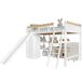 Cama alta para niños Cama alta para niños Natural/ Blanco