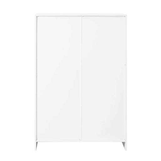 Sapateira moderna 73x34x109 cm - com prateleiras ajustáveis, 2 portas, puxadores dourados - branca Sapateira moderna 73x34x109 cm - com prateleiras ajustáveis, 2 portas, puxadores dourados - branca