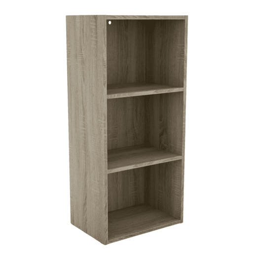 Aparador Plea Sonoma Oak Sala de Estar Sala de Jantar com 6 Portas e 6 Prateleiras 155x92x29 cm