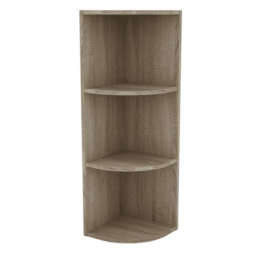 Aparador Plea Sonoma Oak Sala de Estar Sala de Jantar com 6 Portas e 6 Prateleiras 155x92x29 cm
