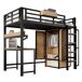 Cama alta para niños Cama alta para niños Negro