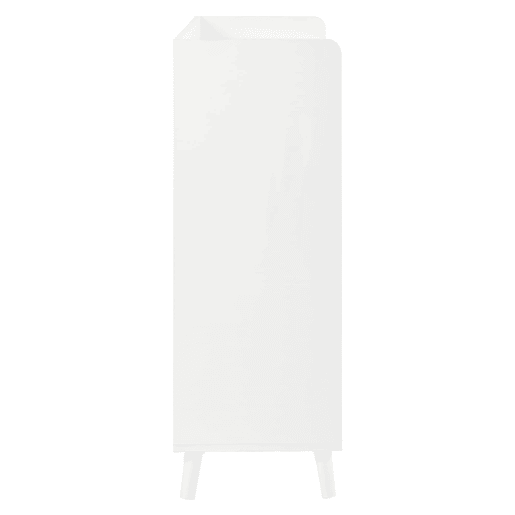 Móvel consola moderno 120x99x35 cm - Grande capacidade de arrumação, 4 portas, 1 gaveta - Branco
