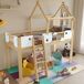 Cama alta para niños Cama alta para niños Natural/ Blanco