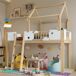 Cama alta para niños Cama alta para niños Natural/ Blanco