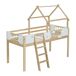 Cama alta para niños Cama alta para niños Natural/ Blanco