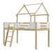 Cama alta para niños Cama alta para niños Natural/ Blanco