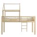 Cama alta para niños Cama alta para niños Natural/ Blanco