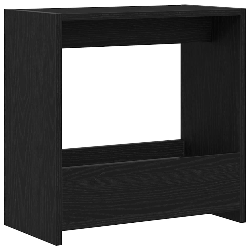 Mesa lateral Roble negro 50 x 26 x 50 cm Madera contrachapada - Conforama