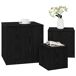 Mesa Auxiliar 45x45 Mesa Auxiliar 45x45 Negro/ Madera