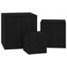 Mesa Auxiliar 45x45 Mesa Auxiliar 45x45 Negro/ Madera