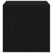 Mesa Auxiliar 45x45 Mesa Auxiliar 45x45 Negro/ Madera