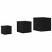 Mesa Auxiliar 45x45 Mesa Auxiliar 45x45 Negro/ Madera