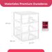 Cajonera Apilable de Plástico | Modelo Transparente Cajonera Apilable de Plástico | Modelo Transparente