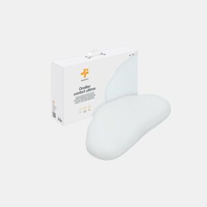 Almofada ergonómica de espuma viscoelástica CONFORT ULTIME ultra macia com suporte cervical e bolsa de viagem incluída