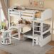 Cama alta para niños Cama alta para niños Blanco