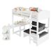 Cama alta para niños Cama alta para niños Blanco
