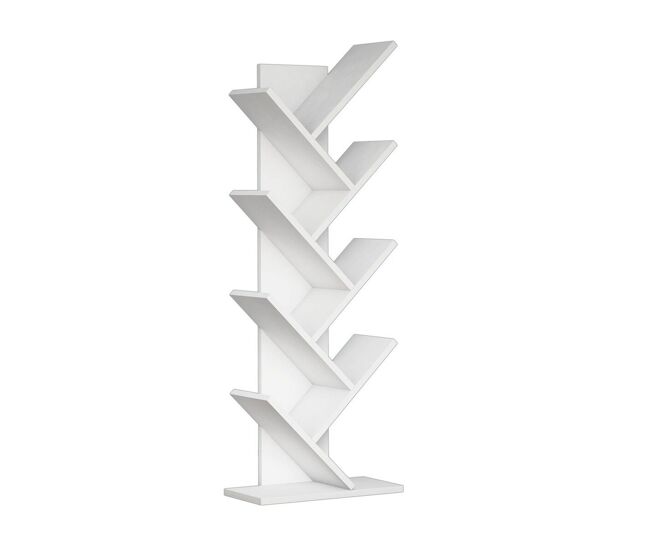 Estante de biblioteca 8 estantes h128,5 cm - aube