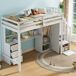 Cama alta para niños Cama alta para niños Blanco