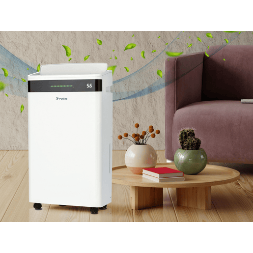 Desumidificador com compressor com uma capacidade de desumidificação de 20 ld