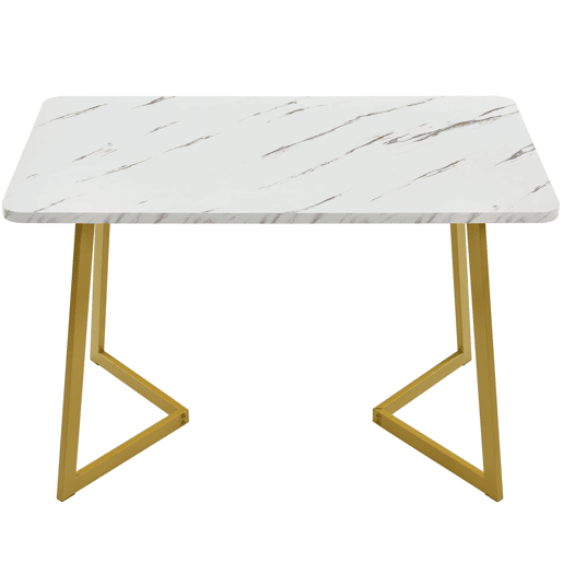 Conjunto de sala de jantar 117x68cm - Mesa retangular moderna com 4 cadeiras - Cinza Conjunto de sala de jantar 117x68cm - Mesa retangular moderna com 4 cadeiras - Cinza