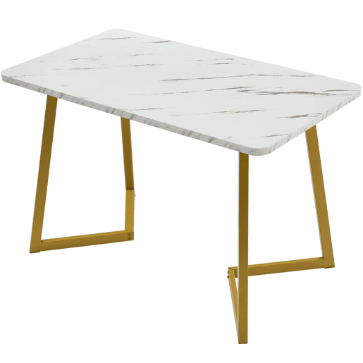 Conjunto de sala de jantar 117x68cm - Mesa retangular moderna com 4 cadeiras - Cinza Conjunto de sala de jantar 117x68cm - Mesa retangular moderna com 4 cadeiras - Cinza