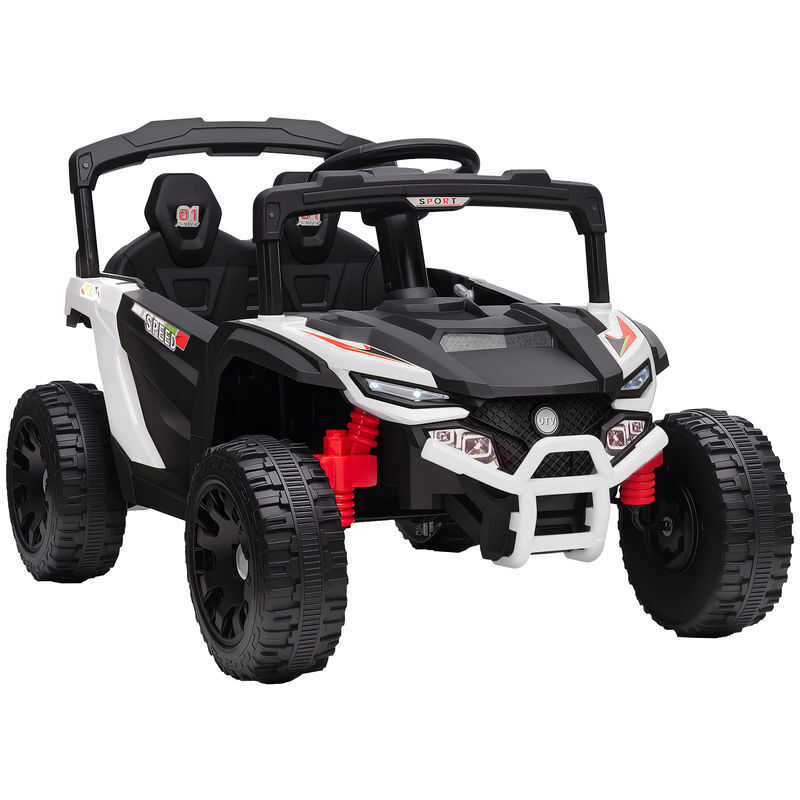 Coche Eléctrico Infantil PP, Metal AIYAPLAY Blanco