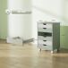 Cajonera de Escritorio HOMCOM, oficina - muebles de oficina 40 Cajonera de Escritorio HOMCOM, oficina - muebles de oficina 40 Gris