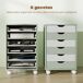 Cajonera de Escritorio HOMCOM, oficina - muebles de oficina 40 Cajonera de Escritorio HOMCOM, oficina - muebles de oficina 40 Gris