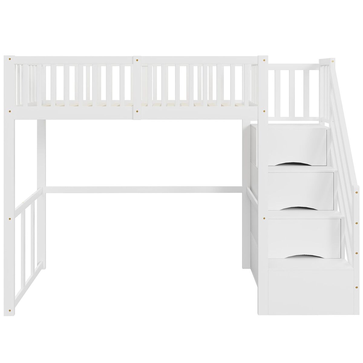 Cama alta para niños 252x97