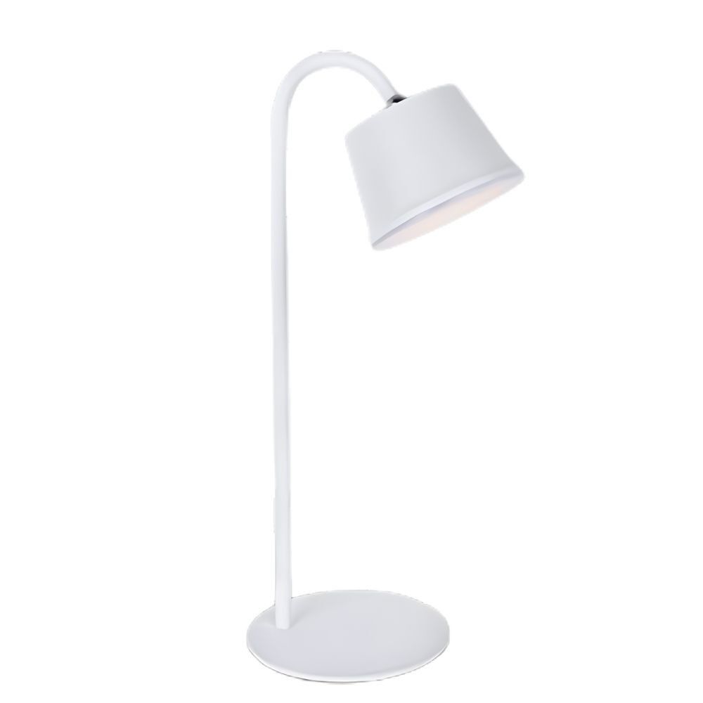 Lampara sobremesa metal color blanco serie cuco 12cm