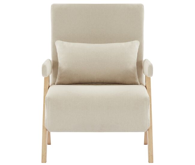 Sillón convertible 3 en 1 - función cama, reclinable, para salón, dormitorio y oficina - beige