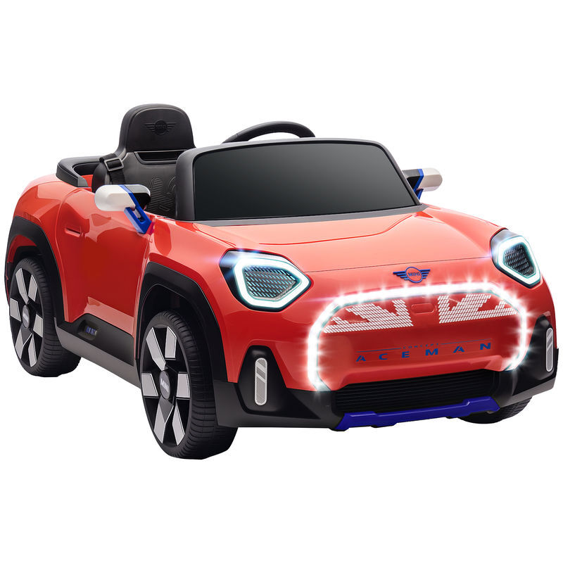 AIYAPLAY Coche Eléctrico Infantil Mini Concept Aceman – 12V Con Bluetooth, Mando A Distancia 2.4G, Motor Doble, Luces LED – +3 Años – Azul