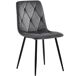 Conjunto de mesas y sillas de comedor 100x100 Conjunto de mesas y sillas de comedor 100x100 Gris
