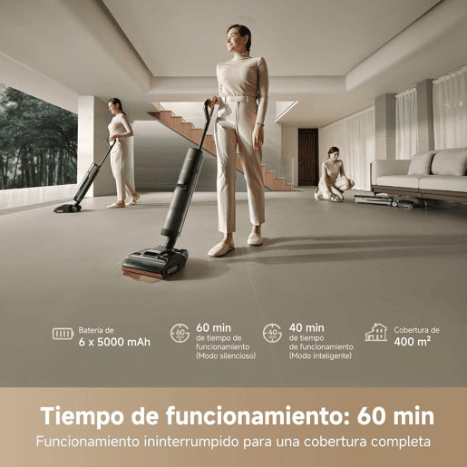 Dreame Aspirador Escoba H15 Pro Wet & Dry 400 W 0,7 l Autolimpeza e Ecrã