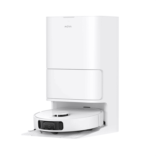 Robot aspirador e friegasuelos MOVA E30ULTRA 7000 Pa, depósito 4 l, auton. 3 h, branco