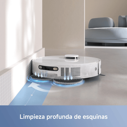 Robot aspirador e friegasuelos MOVA E30ULTRA 7000 Pa, depósito 4 l, auton. 3 h, branco