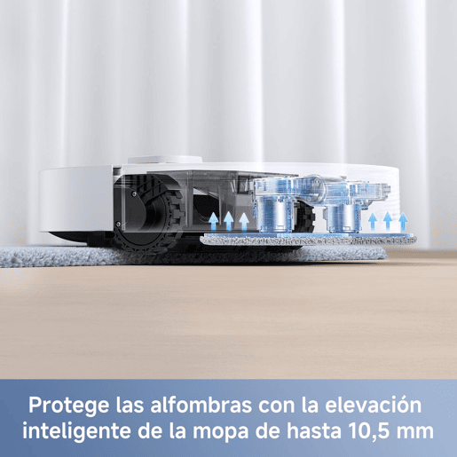 Robot aspirador e friegasuelos MOVA E30ULTRA 7000 Pa, depósito 4 l, auton. 3 h, branco