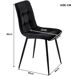Conjunto de mesas y sillas de comedor Conjunto de mesas y sillas de comedor Blanco/ Negro