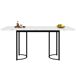 Conjunto de mesas y sillas de comedor Conjunto de mesas y sillas de comedor Blanco/ Negro