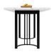 Conjunto de mesas y sillas de comedor Conjunto de mesas y sillas de comedor Blanco/ Negro