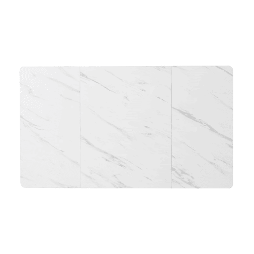 Conjunto de sala de jantar 140x80cm - Mesa de cozinha com 4 cadeiras - Pernas metálicas douradas
