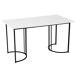 Conjunto de mesas y sillas de comedor 140x80 Conjunto de mesas y sillas de comedor 140x80 Beige