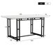 Conjunto de mesas y sillas de comedor 120x80 Conjunto de mesas y sillas de comedor 120x80 Negro