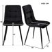 Conjunto de mesas y sillas de comedor 120x80 Conjunto de mesas y sillas de comedor 120x80 Negro