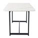 Conjunto de mesas y sillas de comedor 120x80 Conjunto de mesas y sillas de comedor 120x80 Negro
