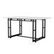 Conjunto de mesas y sillas de comedor 120x80 Conjunto de mesas y sillas de comedor 120x80 Negro