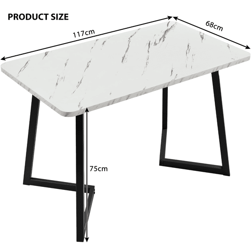 Conjunto de sala de jantar 117x68 cm - Mesa retangular moderna com 4 cadeiras - Samt cinza - Pernas pretas Conjunto de sala de jantar 117x68 cm - Mesa retangular moderna com 4 cadeiras - Samt cinza - Pernas pretas